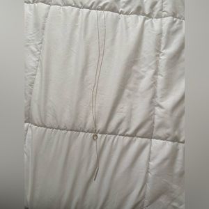 Sterling silver bar and circle lariat